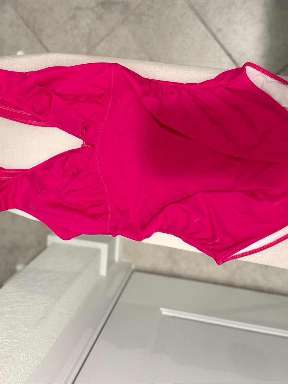 Fuchsia Classic One-Piece Swimsuit